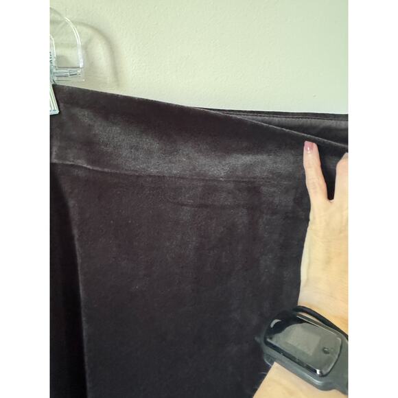 Universal Standard Velour Velvet Flared Dress Pants Black Size 40 NEW - Picture 5 of 10
